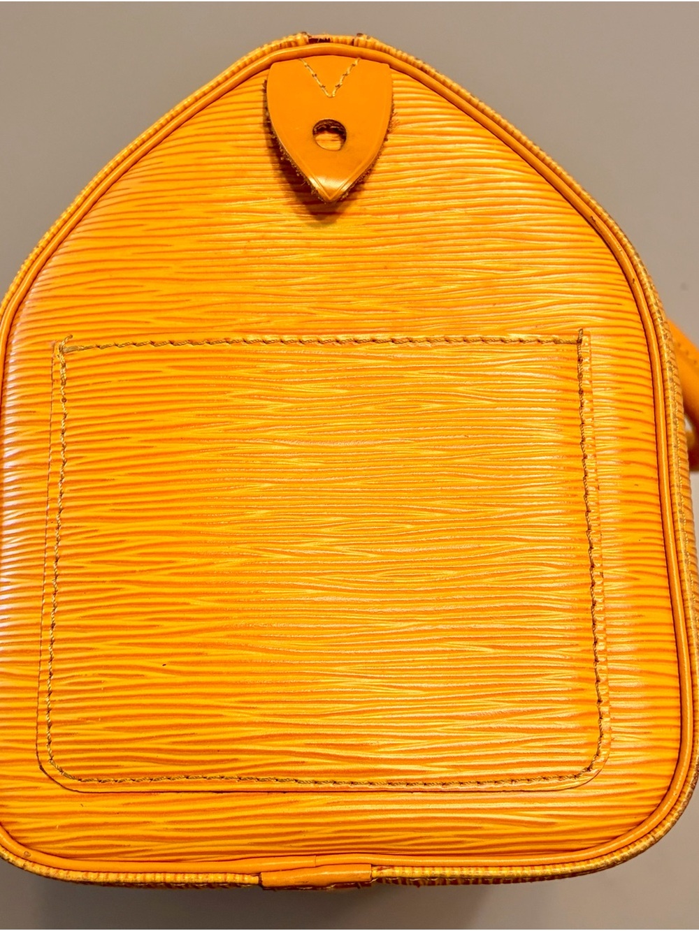 Louis Vuitton Yellow Epi Leather Speedy 25 (with Entrupy COA) - Picture 9 of 16